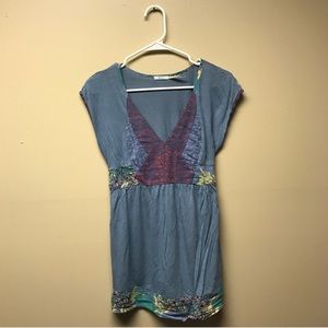 Anthropologie Kimchi Blue Blue Top